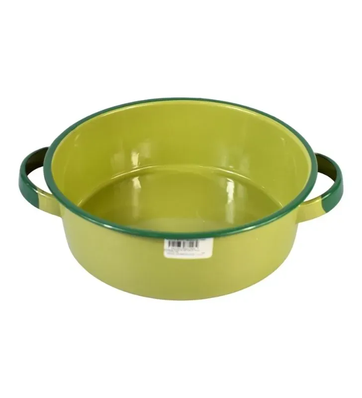 Budinera Recta CINSA 22 cm Peltre Té Verde Filo Verde Sin Tapa