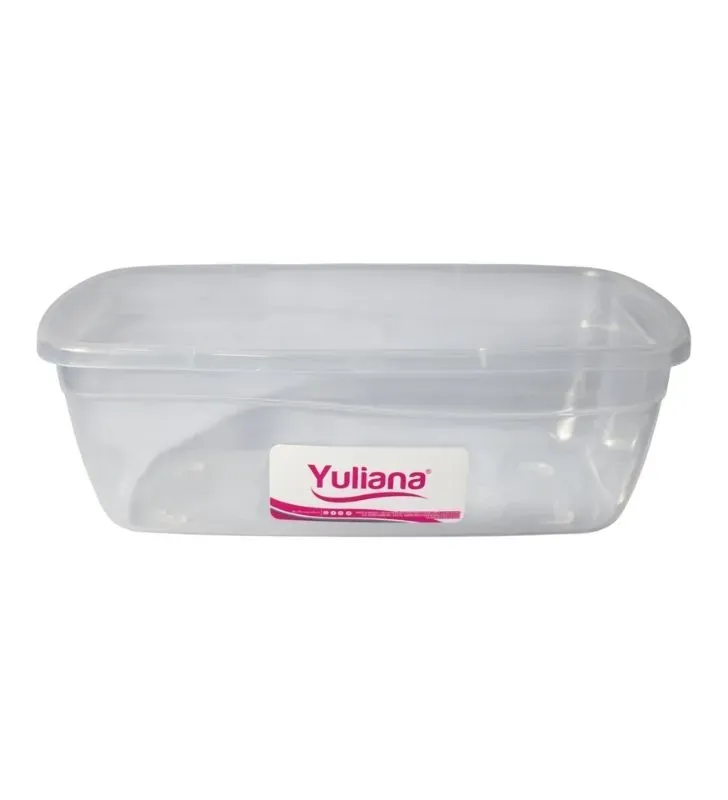 Hermético Apollo YULIANA No. 3 - 1500 ml - Contenedor Plástico Transparente