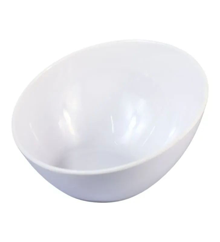 Tazón Inclinado 17 cm Melamina Blanca TRAVESSA (105-009-144)