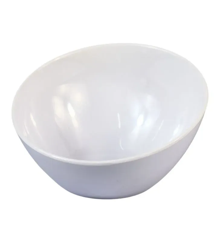 Tazón Inclinado 17 cm Melamina Blanca TRAVESSA (105-009-144)