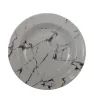 Plato Súpero 8" Melamina Diseño Mármol TRAVESSA (103-018-005)