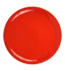 Plato Trinche Redondo Rojo 10" Melamina TRAVESSA D38 (004-016-107)