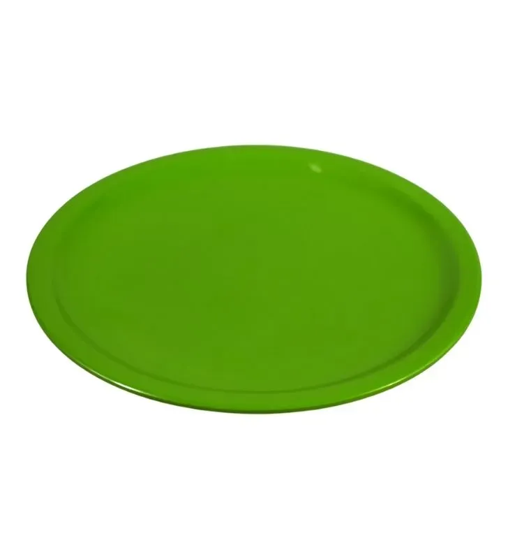 Plato Trinche Redondo Verde 10" Melamina TRAVESSA (004-012-107)