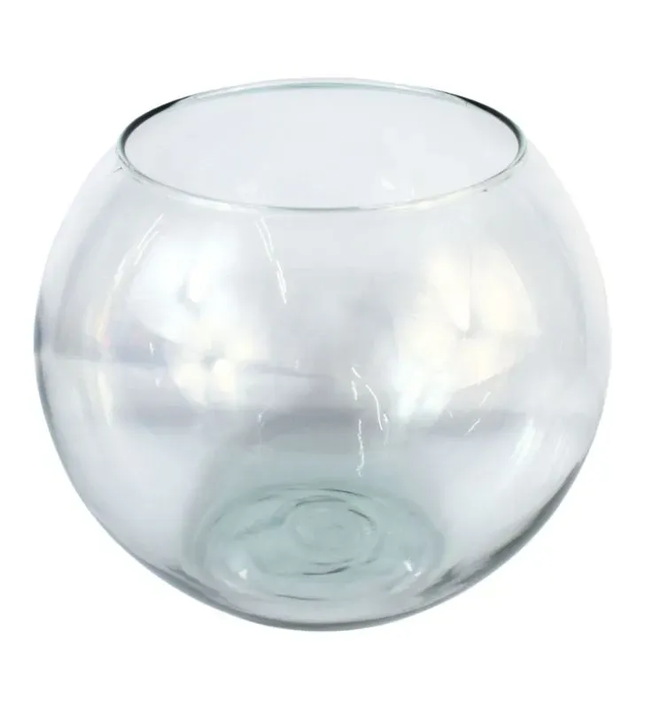 Pecera de Cristal Redonda No. 10 NORTH GLASS -  Transparente