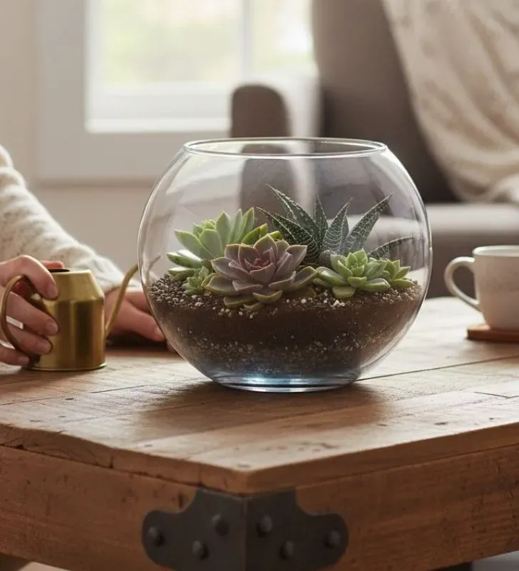 Pecera de Cristal Redonda No. 12 NORTH GLASS