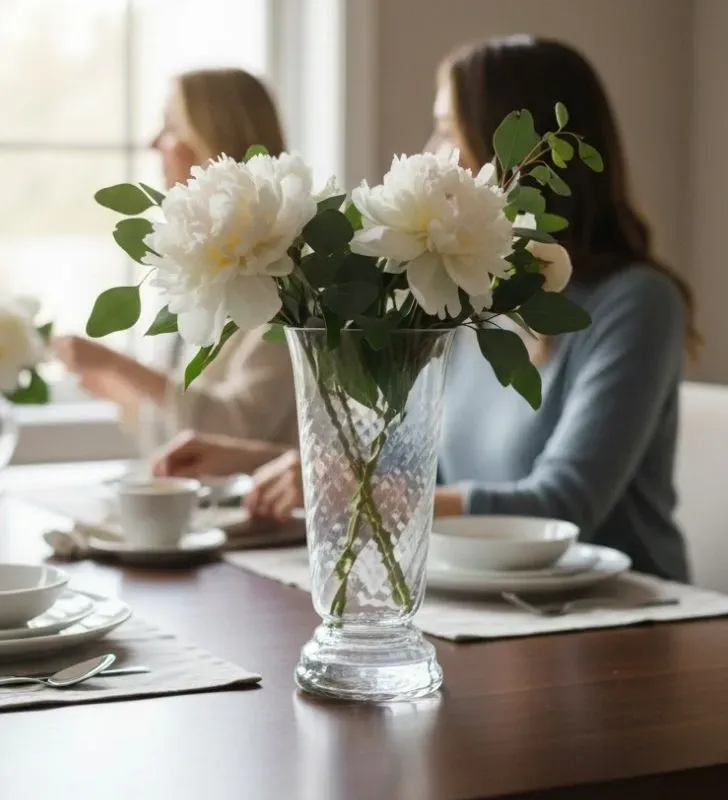 Florero GRECO XL Cristal NORTH GLASS  - Jarrón Alto de Piso