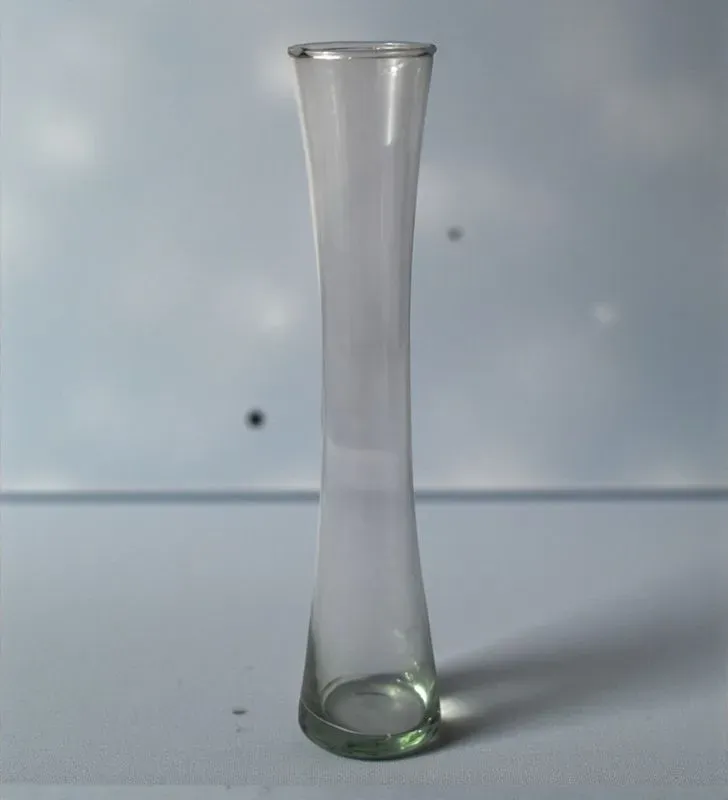 Florero ESPIGA Chico Cristal 25 cm NORTH GLASS - Jarrón Alto y Delgado