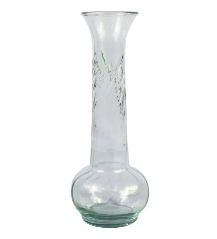 Florero Fancy Chico – Vidrio Transparente, Tamaño Compacto