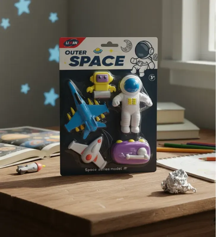 Set de Figuras de Juguete LIWAN Outer Space CP-0501E – Astronauta y Naves