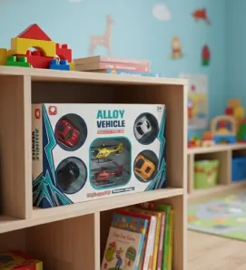 Set de Vehículos de Aleación CN-1372B – 6 Carritos y Helicópteros de plástico