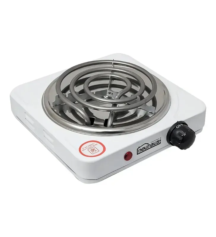 Parrilla Eléctrica Neuhaus 1 Quemador – Resistencia en Espiral y Termostato