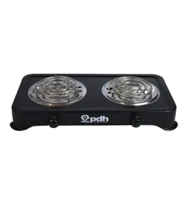 Parrilla Eléctrica PDH PD31 – 2 Quemadores, Termostato Independiente