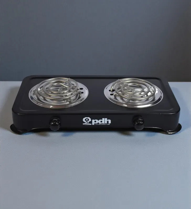 Parrilla Eléctrica PDH PD31 – 2 Quemadores, Termostato Independiente