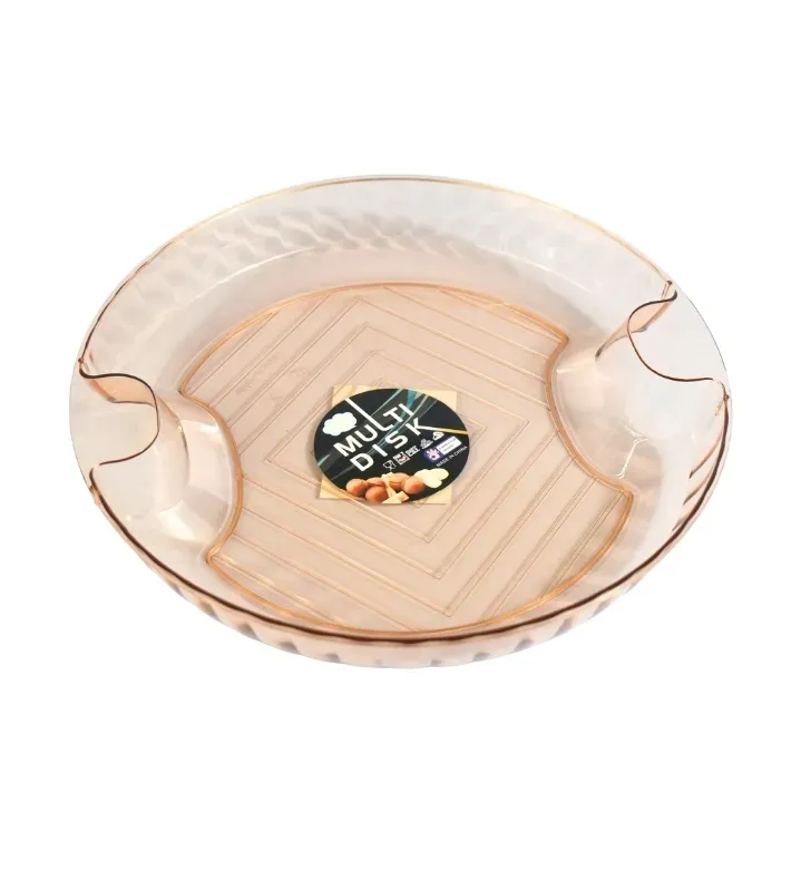 Plato Multiusos Transparente AA-1101A-1 – Elegante y Versátil