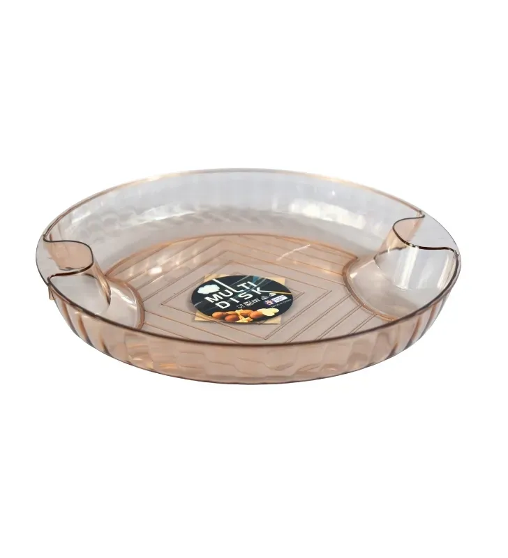 Plato Multiusos Transparente AA-1101A-1 – Elegante y Versátil