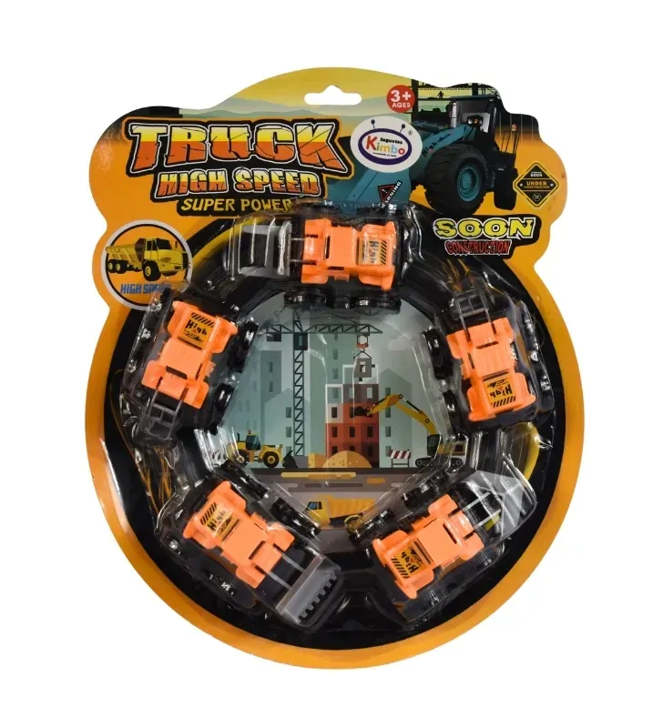 Set de Mini Camiones de Construcción 2982783 – 6 Vehículos High Speed