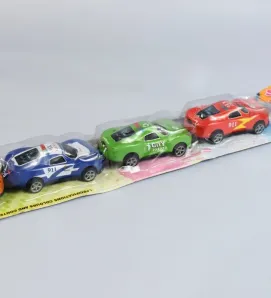Set de Carros de fricción Policía 2786880 – 4 Mini Vehículos de Emergencia
