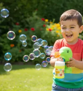 Pistola de Burbujas Delfín 1424023 Kimbo Bubble – Juguetes Kimbo