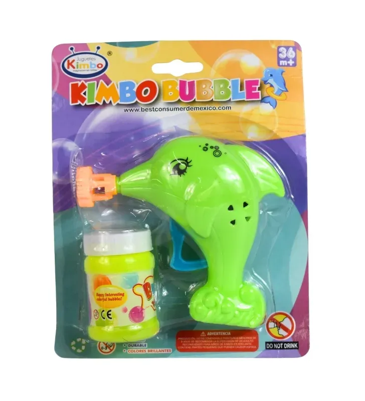 Pistola de Burbujas Delfín 1424023 Kimbo Bubble – Juguetes Kimbo