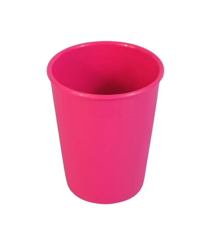 Vaso Kido Combinado Plástico – Colores Morado, Rosa, Naranja