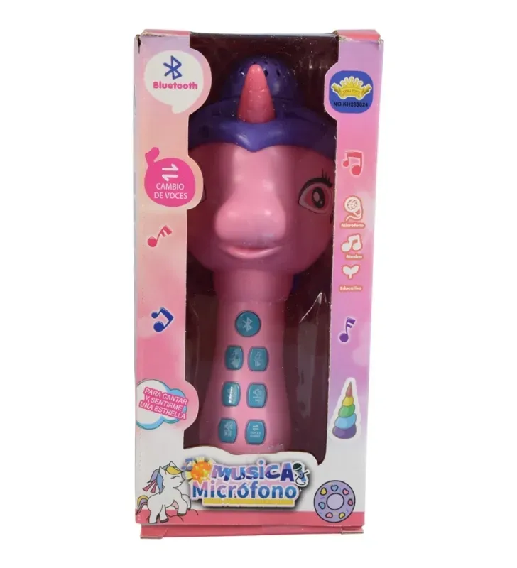 Micrófono Unicornio Bluetooth HUNFA HD-822 – Cambio de Voces