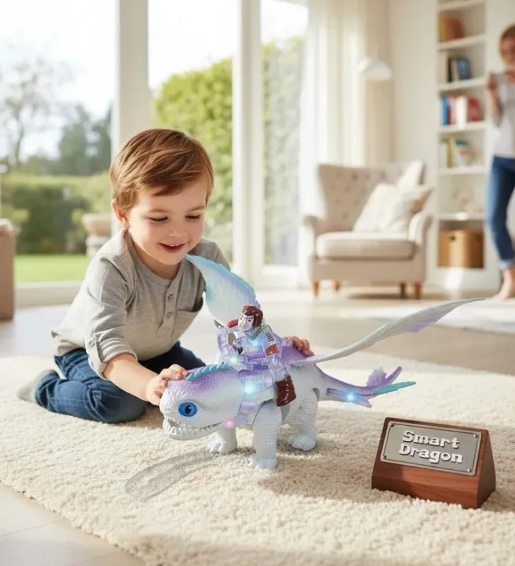 Juguete Electrónico Smart Dragon KJ212170 – Camina y con Luces LED