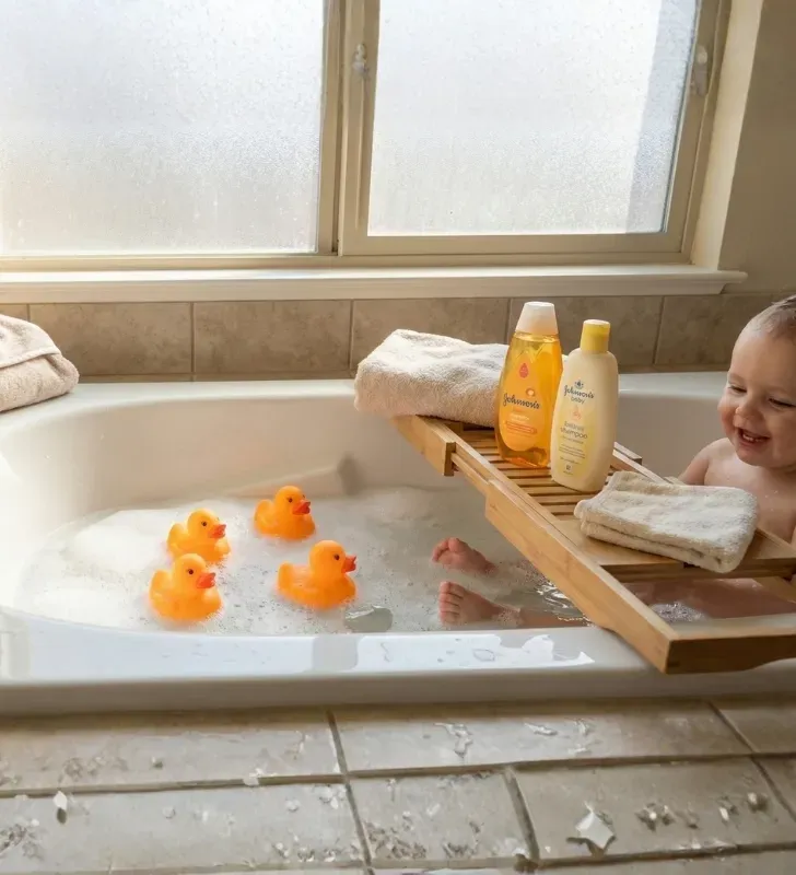 4 Patos de Hule "My BABY" 8779Y – Juguetes Flotantes para Ducha