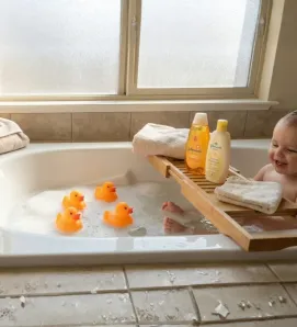 4 Patos de Hule "My BABY" 8779Y – Juguetes Flotantes para Ducha