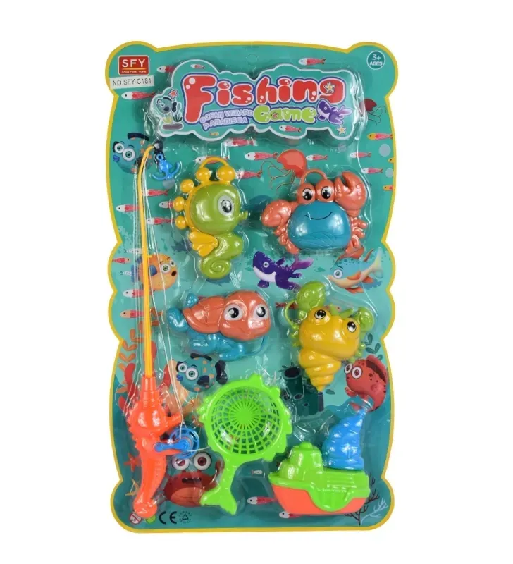 Juego de Pesca Infantil PLASTIHOME SFY-C181 – Set de Baño 3+ Años