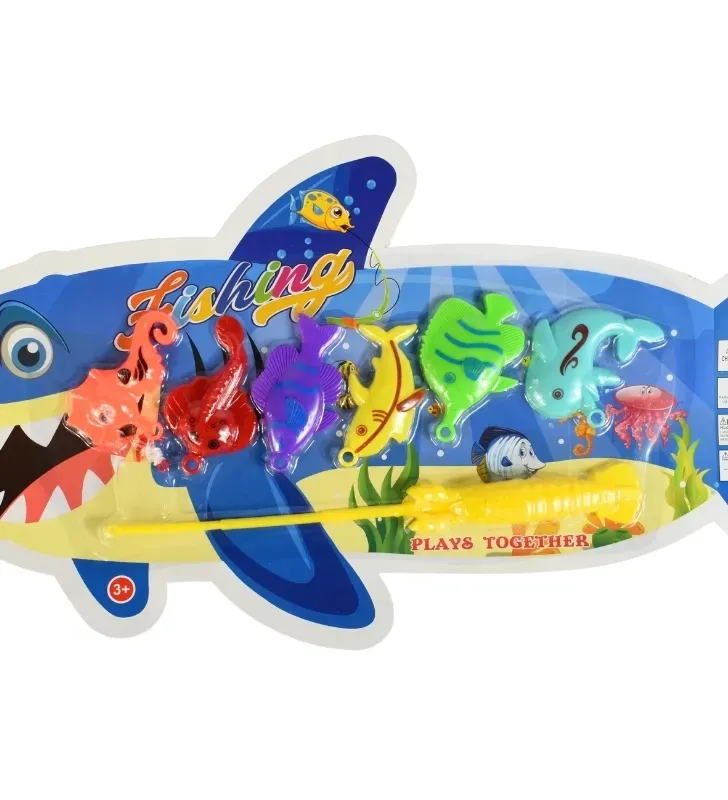 Juego de Pesca Infantil CP-8554B Tiburón – Juguete de Baño para 3+ Años
