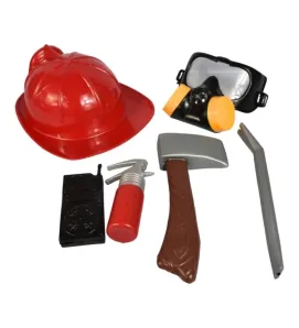 Equipo de Bombero Juguetes Nacionales - Set Completo con Casco y Hacha