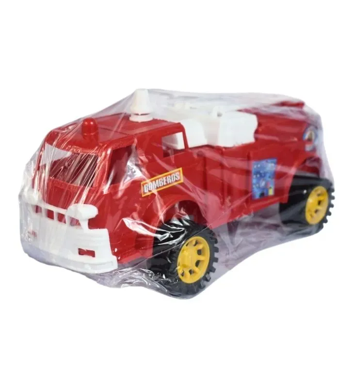 Camión de Bomberos Grande de Plástico - Juguete de Rescate Individual