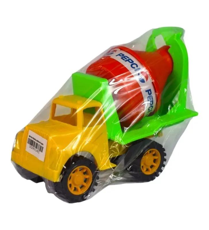 Camión Revolvedora Mediana de Plástico - Juguete de Construcción