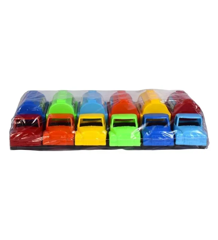 Paquete de 6 Camiones Pipa Dina Juguetes Nacionales - Set Multicolor