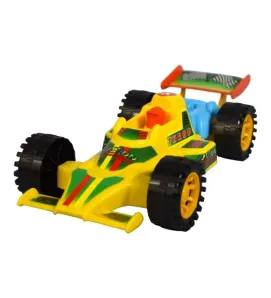 Coche Fórmula 1 Todoterreno Juguetes Nacionales - Amarillo con Alerón