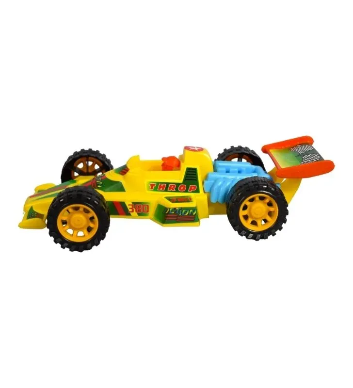Coche Fórmula 1 Todoterreno Juguetes Nacionales - Amarillo con Alerón