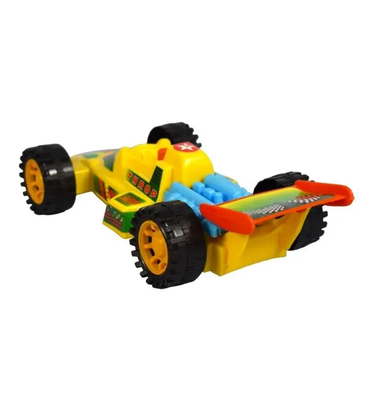 Coche Fórmula 1 Todoterreno Juguetes Nacionales - Amarillo con Alerón
