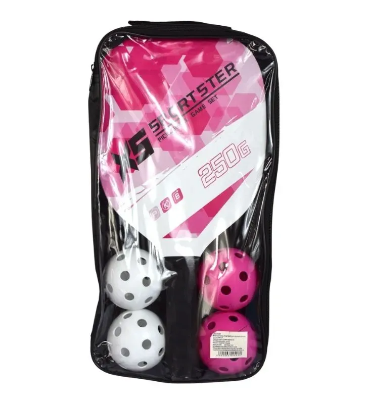 Set de Paletas de Pickleball SPORTSTER 9528Y – 2 Raquetas y 4 Pelotas