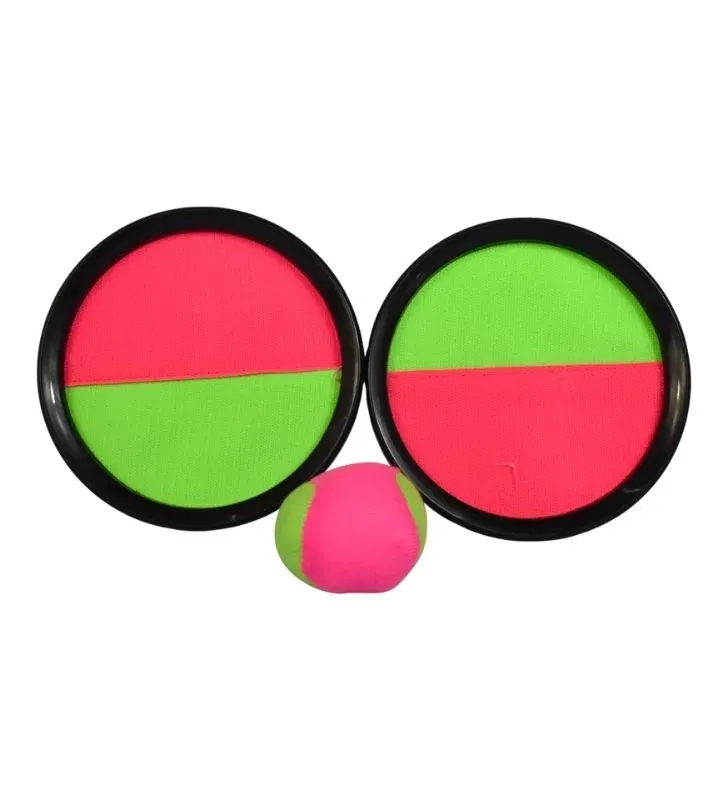 Juego de Paletas Adhesivas ZAZ 25257 – Catch Ball Neón