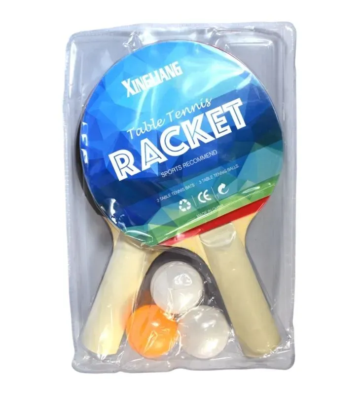 Set de Tenis de Mesa 25189 – 2 Raquetas y 3 Pelotas