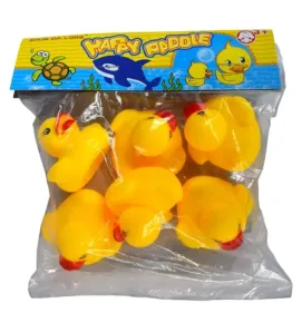 Set de Patos de Hule para Baño ZAZ 24684 – Patitos Flotantes
