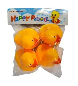 Set de Patos de Hule para Baño ZAZ 24682 – Juguete Flotante