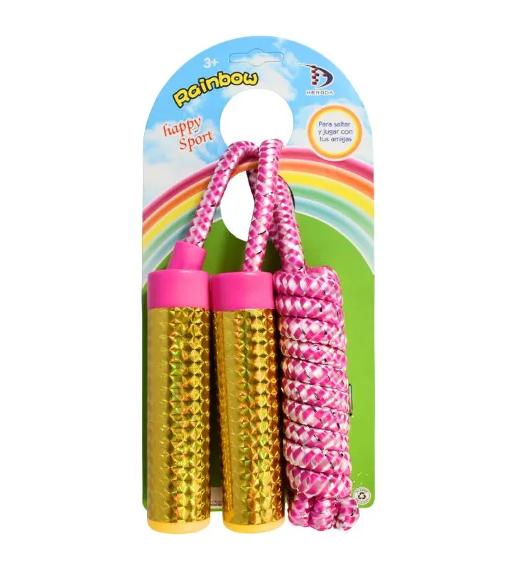 Cuerda de Saltar Infantil 24634 – Mangos colores metalizados