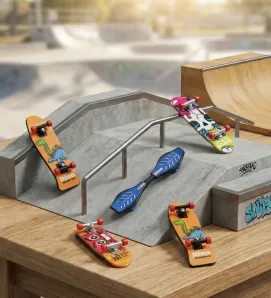 Set 5 Patinetas para Dedos ZAZ 24630 – Cool Finger Skateparkc