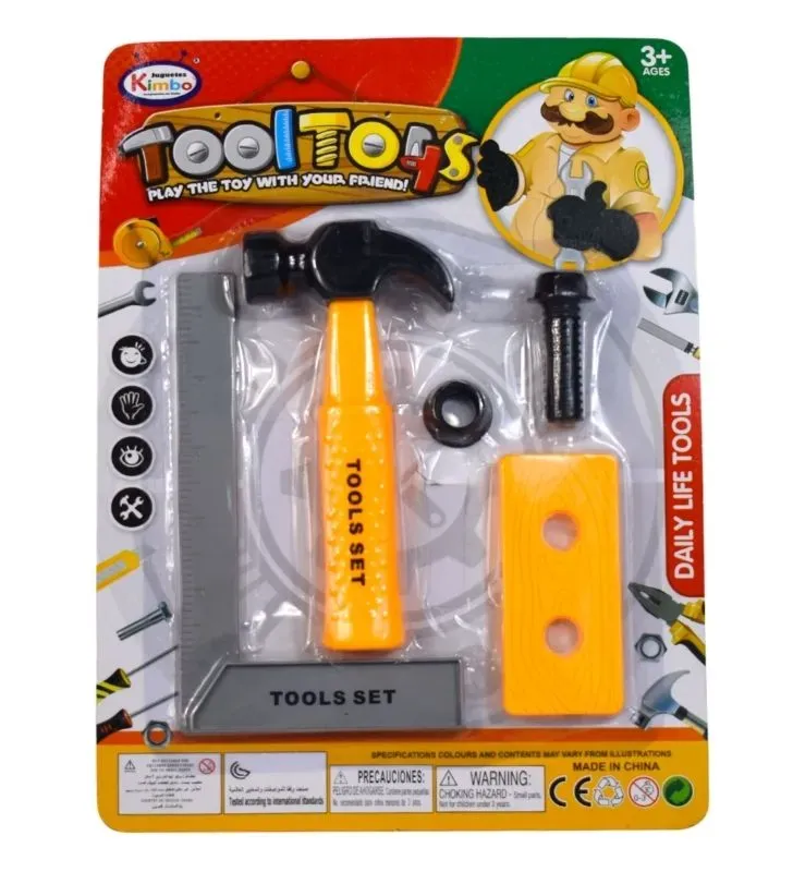 Juego de Herramientas KIMBO ToolToys – Juguete Infantil 3+