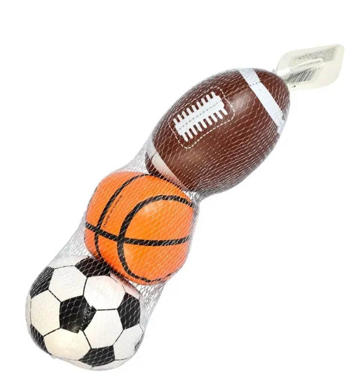 Set 3 Balones 25256 – Fútbol, Básquet y Americano