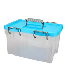 Contenedor Hermético PACIFIC 6 PLASTIAPAN PRA034 - Caja Transparente con Tapa diferentes colores