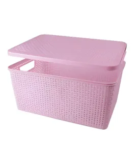 Canasta KHAN 1 de 8 Litros PLASTIAPAN - Contenedor de Plástico para la organización en el hogar