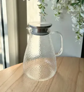 Jarra de Vidrio de 1.8 Litros AV-6107A - Jarra con Asa y Pico