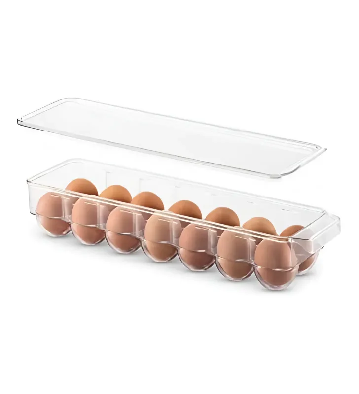 Organizador de Huevos Plastihome AK-2955 – 14 Unidades, Transparente